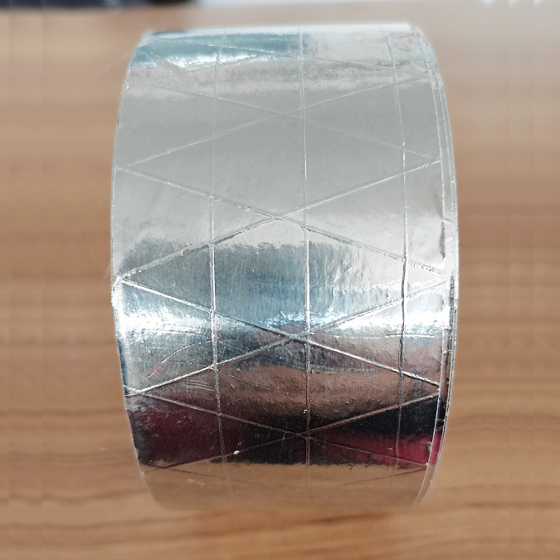 5cm x 10m Insulation Aluminum Foil Tape, 5mm Thick for HVAC & Pipe Lagging