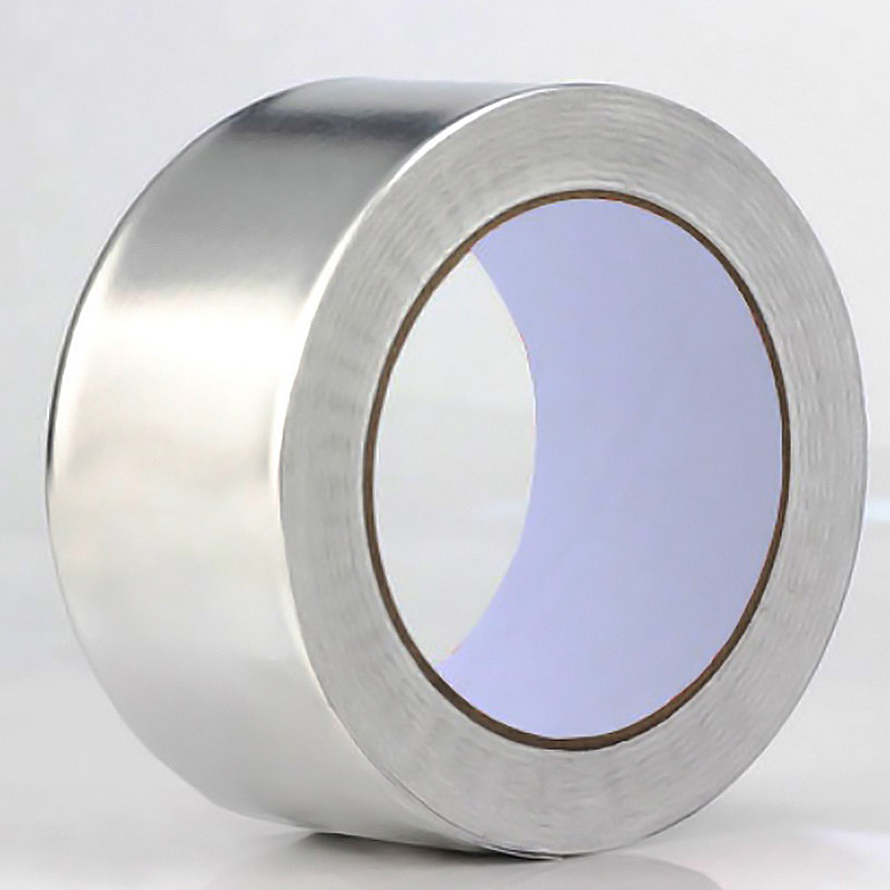 High Strength Wide Aluminum Foil Tape with Fiberglass Backing