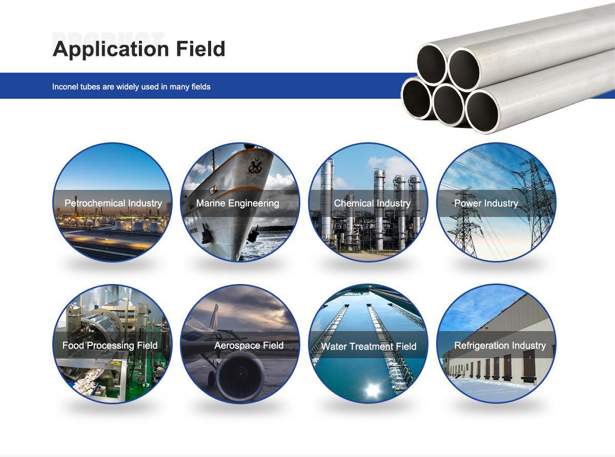 Inconel 625 tube application field
