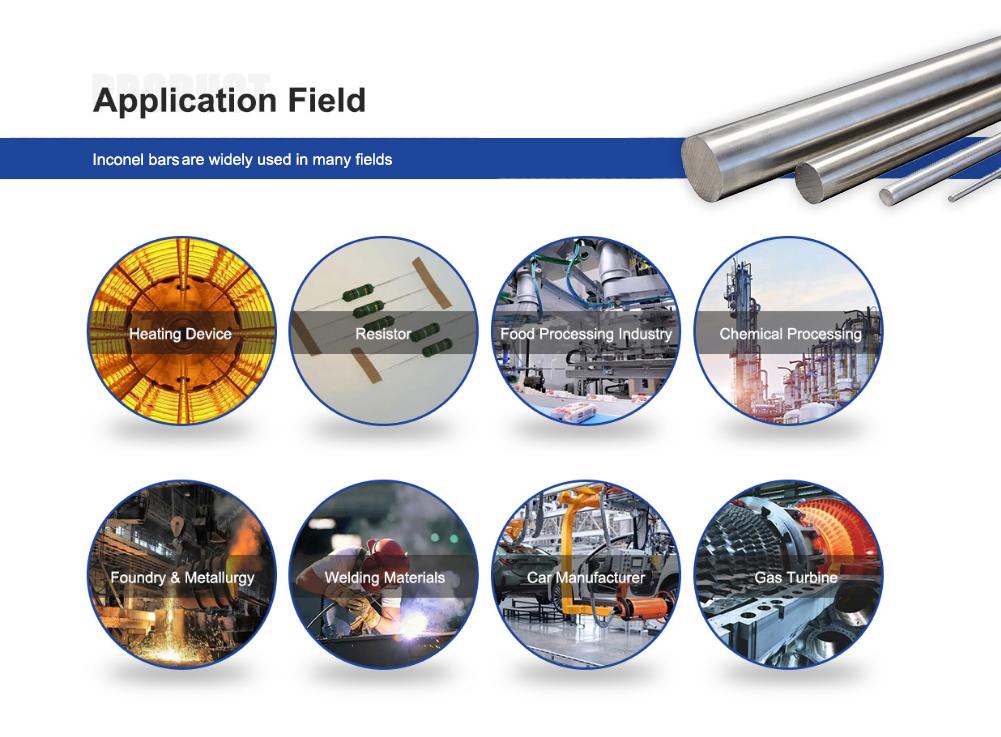 Inconel 600 bar application field